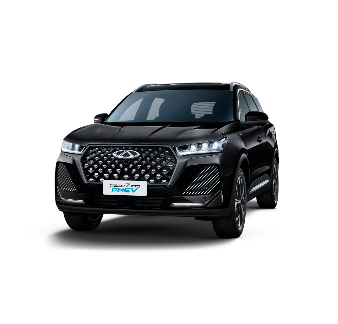 Foto Frente do Tiggo 7 PRO PHEV Preto Metálico