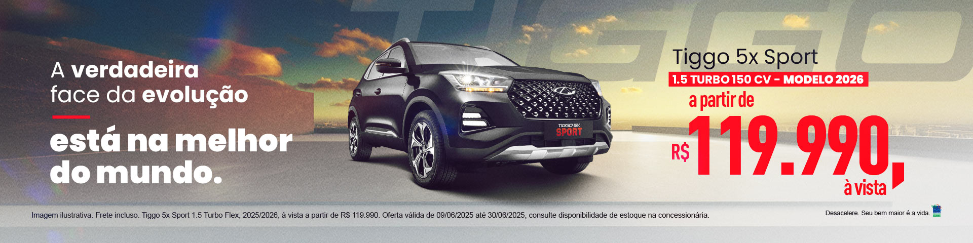 TIGGO 5X SPORT - 1.5 TURBO FLEX - Modelo 2026