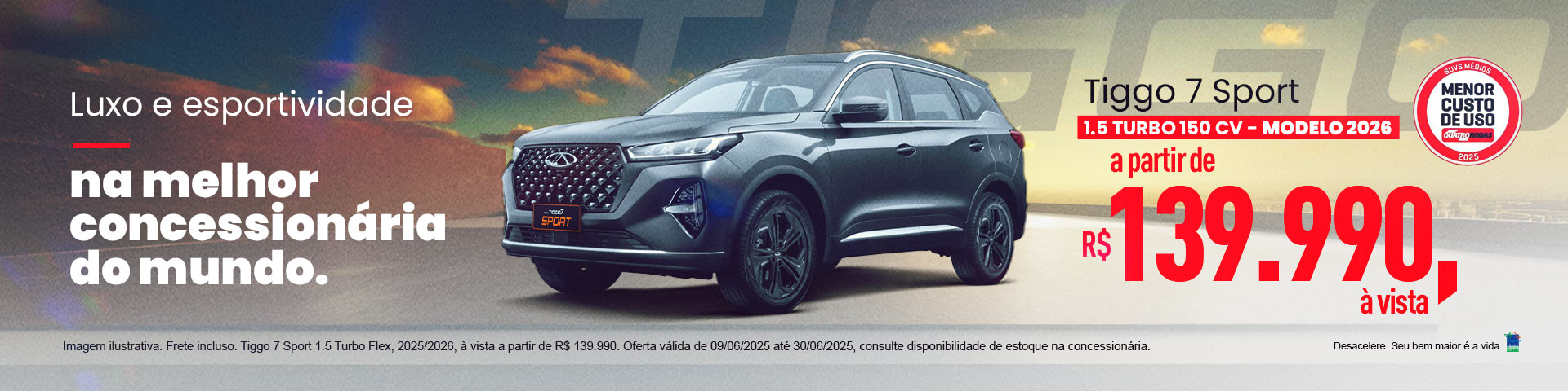 Tiggo 7 Sport - Modelo 2026