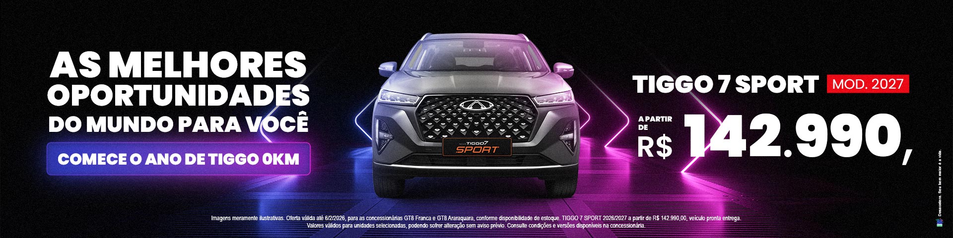 Tiggo 7 Sport - Modelo 2026