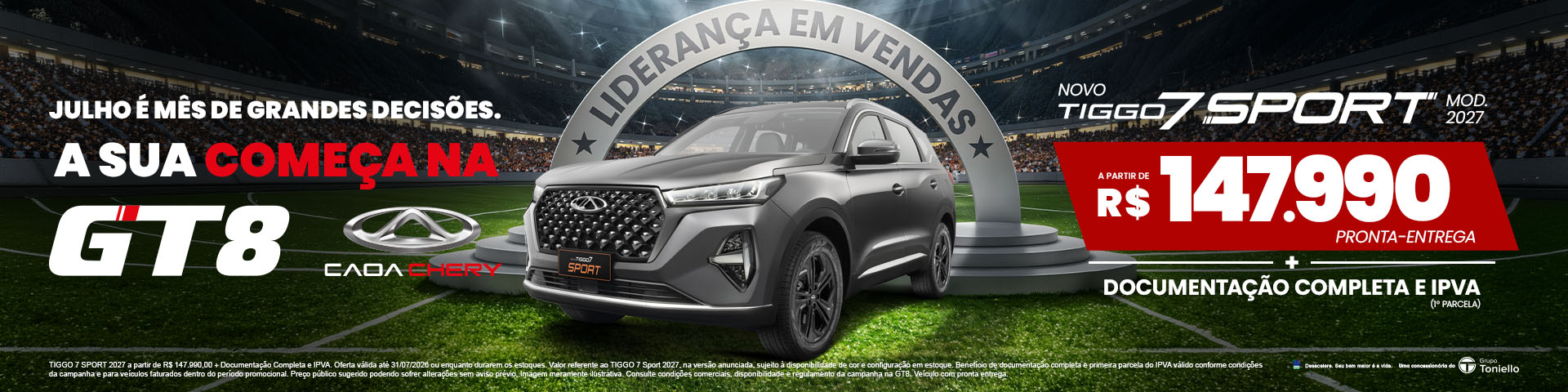 Tiggo 7 Sport - Modelo 2027