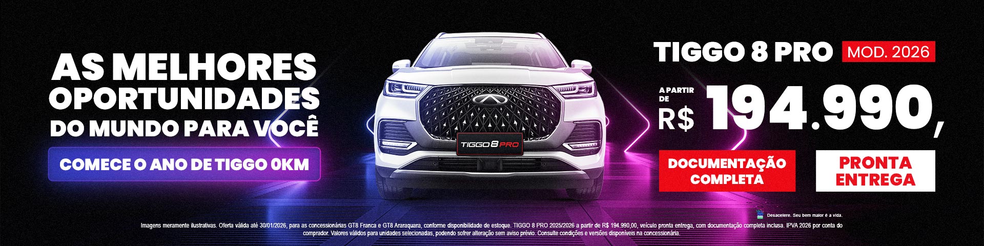 TIGGO 8 PRO MODELO 2026