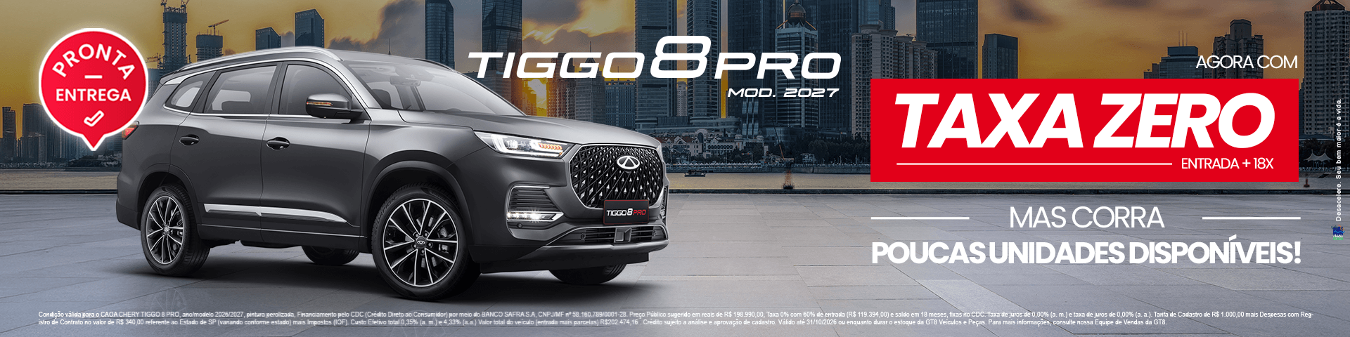 TIGGO 8 PRO 2026/2027