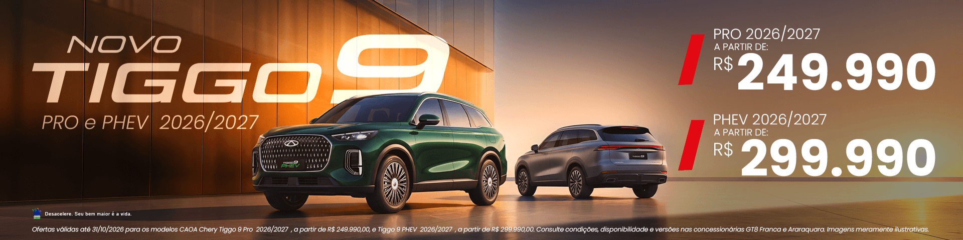 Novo Tiggo 9 PRO e PHEV
