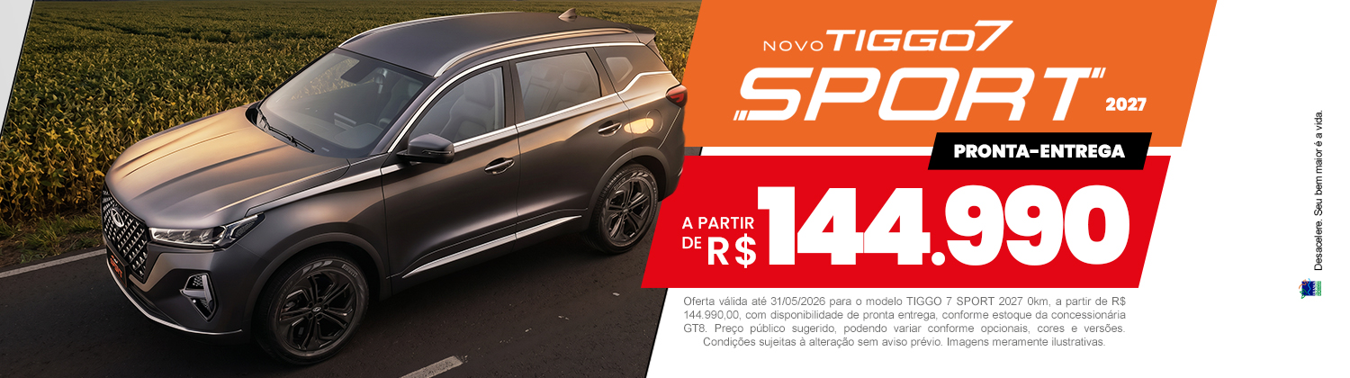 Tiggo 7 Sport - Modelo 2027